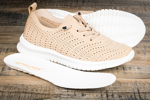 Chaussure ligne décontractée camel | Mes Espadrilles