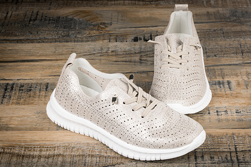 Chaussure ligne décontractée platine | Mes Espadrilles