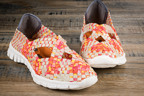 Ballerine ultra confort orange | Mes Espadrilles