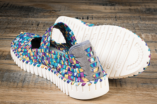 Ballerine ultra confort turquoise  | Mes Espadrilles